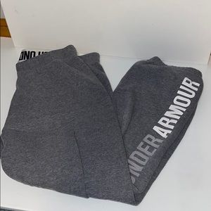 Grey Under Armor Capri Joggers